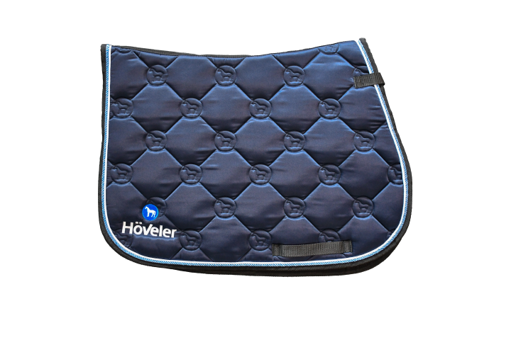 Höveler Springschabracke blau